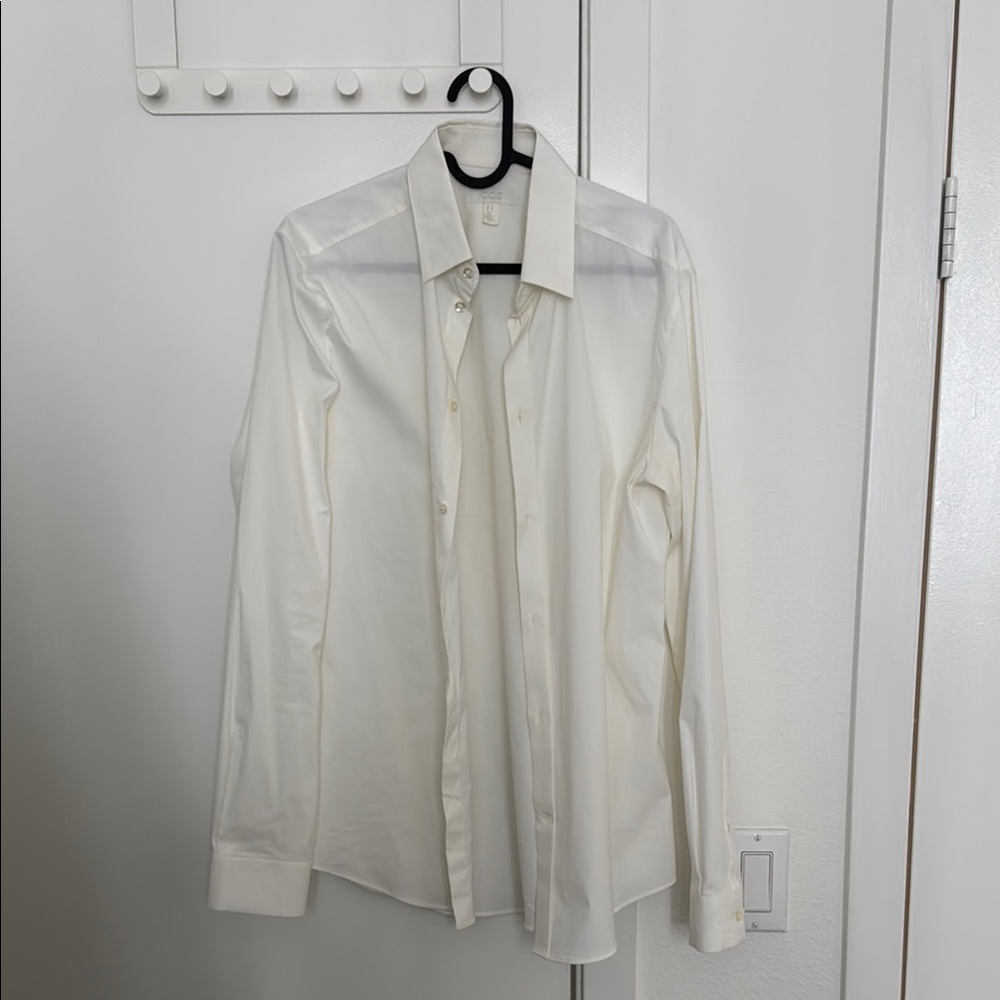 Classic White Men's Shirt